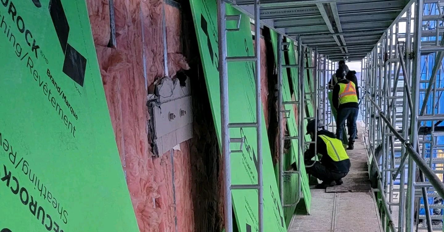Pacific Custom Builders crew working on an active job site